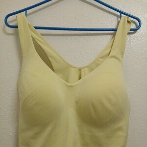 NIKE Alate womens light support padded sports bra tank top 1X green RARE